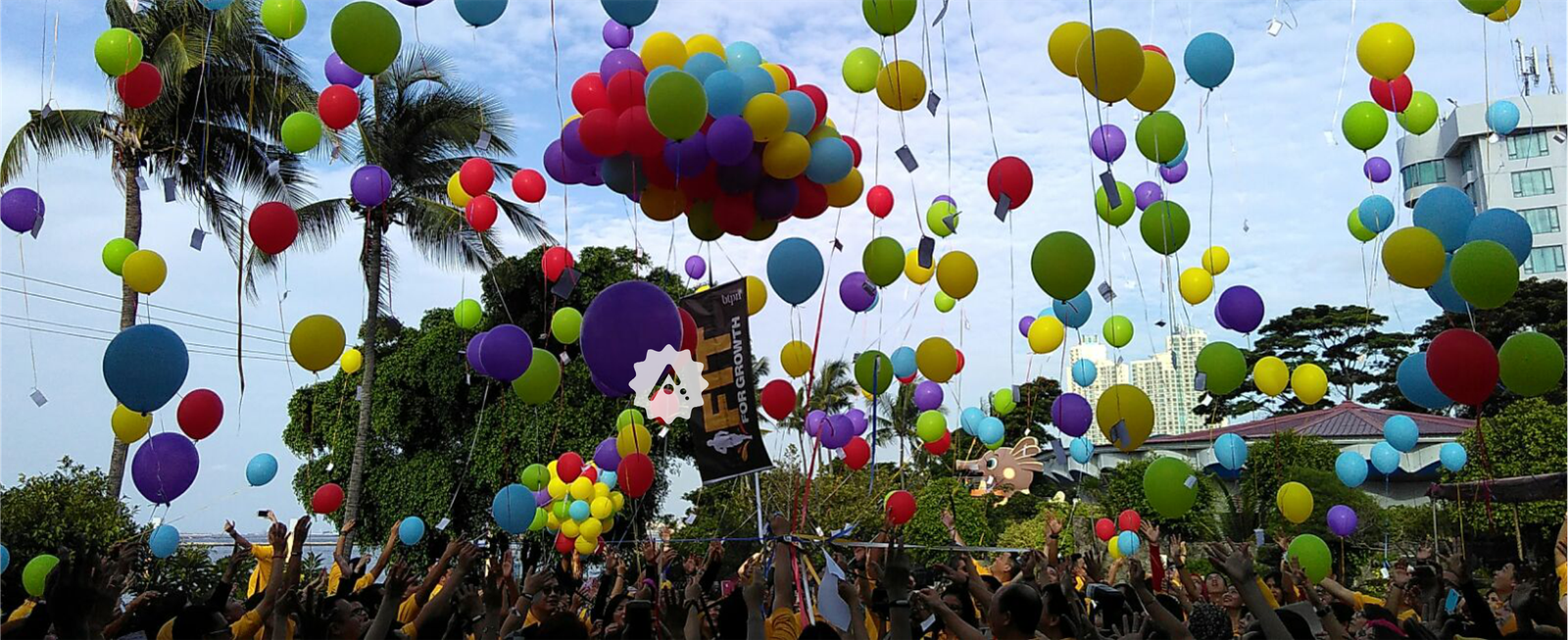 balon gas pelepasan untuk acara ulang tahun, wedding, grand opening