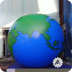 balon globe dan bola dunia