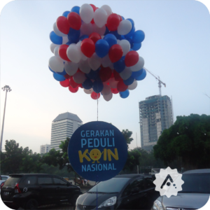 balon gas untuk acara ulang tahun, grand opening, wedding, sekolah