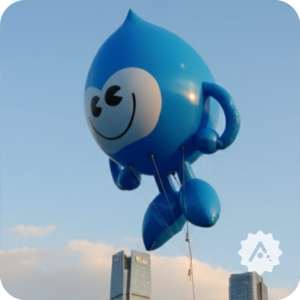 balon promosi udara bentuk custom