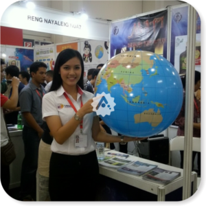 balon globe dan bola dunia