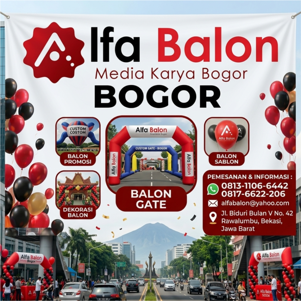 Vendor alfa Balon Bogor