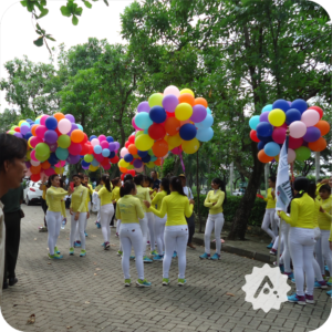 balon gas untuk acara ulang tahun, grand opening, wedding, sekolah