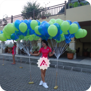 balon gas untuk acara ulang tahun, grand opening, wedding, sekolah