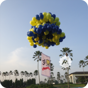 balon gas untuk acara ulang tahun, grand opening, wedding, sekolah