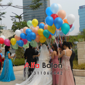 balon gas untuk acara ulang tahun, grand opening, wedding, sekolah