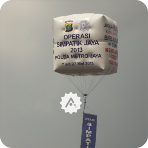 balon udara promosi