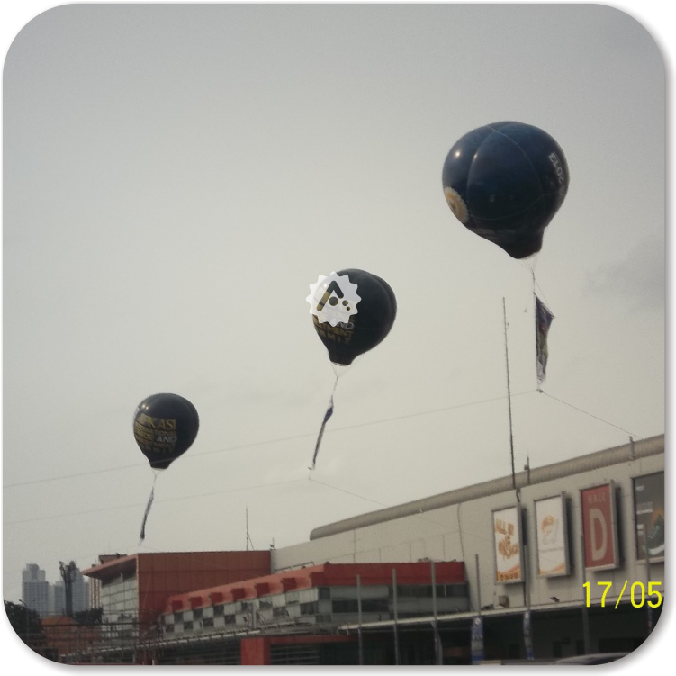balon udara promosi untuk event