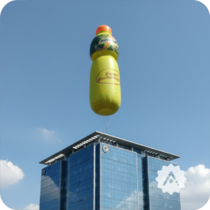 balon promosi udara bentuk botol